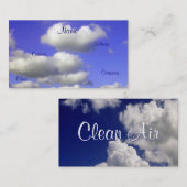 Schone lucht - Luchtfilter II Visitekaartje (Voorkant / Achterkant)