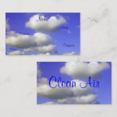 Schone lucht - Luchtfilter Visitekaartje (Voorkant / Achterkant)