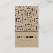 Schone minimale Barber Barbershop Visitekaartje (Voorkant)