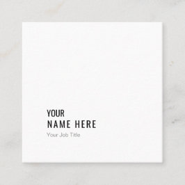 Schone minimalistische moderne Visitekaartje op he