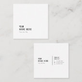 Schone minimalistische moderne Visitekaartje op he (Voorkant / Achterkant)