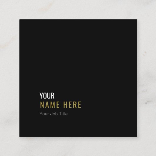 Schone minimalistische Visitekaartje van het moder (Voorkant)