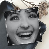 Schone moderne fotografie vierkante visitekaartje