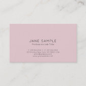 Schone, moderne vormgeving visitekaartje (Voorkant)