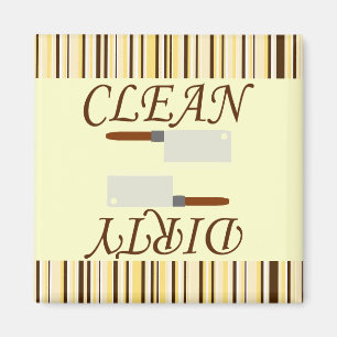 Schone of Dirty Kitchen Dishwaser Magnet