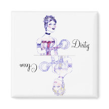 Schone of vuile Victoriaans vaatwassermagneet