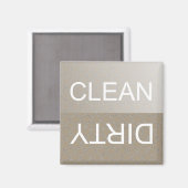 Schone of vuile wasmachine Magnet (Voorkant / Achterkant)