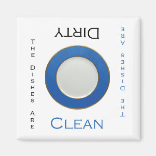 Schone of vuile wasmachine Magnet