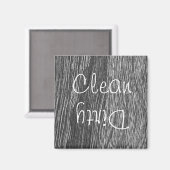 Schone of vuile wasmachine Magnet (Voorkant / Achterkant)