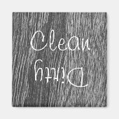 Schone of vuile wasmachine Magnet (Voorkant)