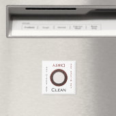 Schone of vuile wasmachine Magnet (Insitu (Vaatwasser))