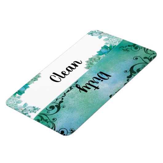 Schone of vuile wasmachine Magnet Magneet (Linkerzijde)