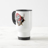 Schone piraat Skull Reisbeker (Voorkant links)