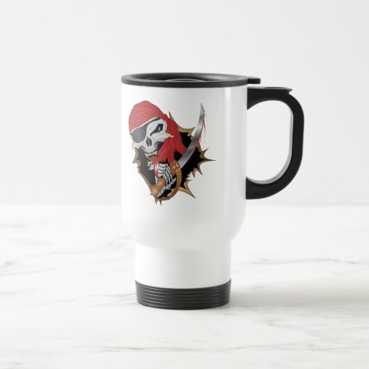 Schone piraat Skull Reisbeker (Rechts)