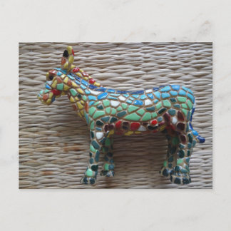 Schöne Postkarte "Esel" Briefkaart