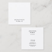 Schone professionele vormgeving, flexibele Sjabloo Vierkante Visitekaartje (Voorkant / Achterkant)