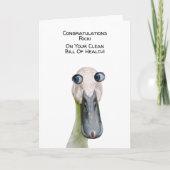 Schone rekening van gezondheid aanpasbaar snel kaart (Voorkant)