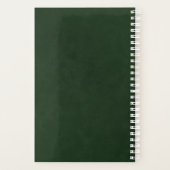 Schone salie groene textuur bedrijf wekelijks planner (Achterkant)
