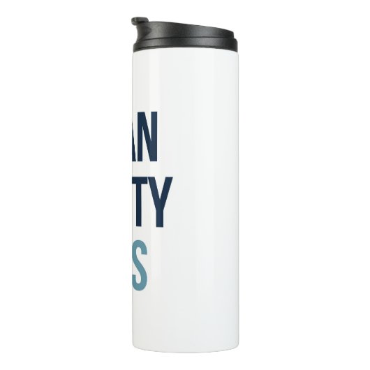 Schone schoonheidsbots thermosbeker (Geroteerd rechts)