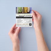 Schone Shirten, droogreinigers, reinigingsapparatu Flyer (Hand)