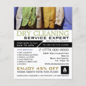 Schone Shirten, droogreinigers, reinigingsapparatu Flyer (Voorkant)