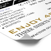 Schone Shirten, droogreinigers, reinigingsapparatu Poster (Hoek)