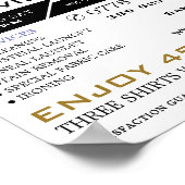 Schone shirts, stomerijen, schoonmaadreclame poster (Hoek)