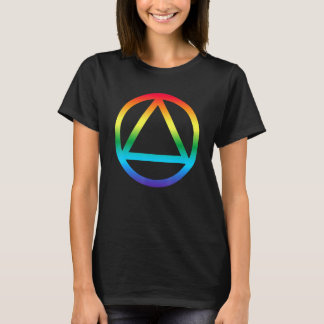 Schone sober Lesbian Recovery Aa Na Sobriety Lgbt  T-shirt