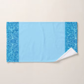 Schone sparende zwembad, blauwe turkooizen water bad handdoek (Handdoek)