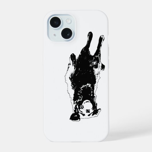Schone spronglijn iPhone 15 case (Achterkant)