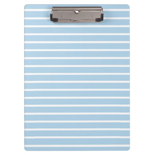 Schone Stripes Light Blue Klembord (Voorkant)