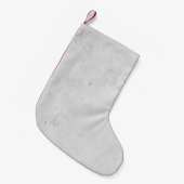 Schone textuur van wandcement kleine kerstsok (Voorkant (Hangend))