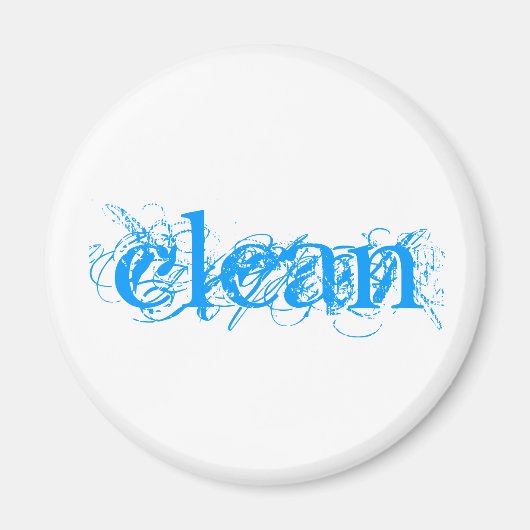 Schone vaatwasser magneet (Voorkant)