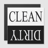 Schone, vieze vaatwasmachine magneet (Voorkant / Achterkant)