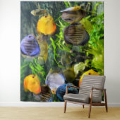 SCHONE VISFOTO-ACHTERGROND WANDKLEED (In situ)