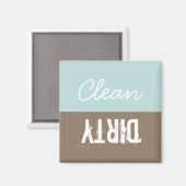 Schone vuile draaibare vaatwasser magneet (Voorkant / Achterkant)