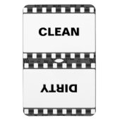 Schone vuile ijskast magneet (Verticaal)