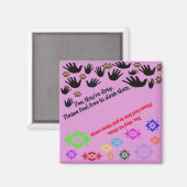 Schone/vuile magneet (Voorkant / Achterkant)