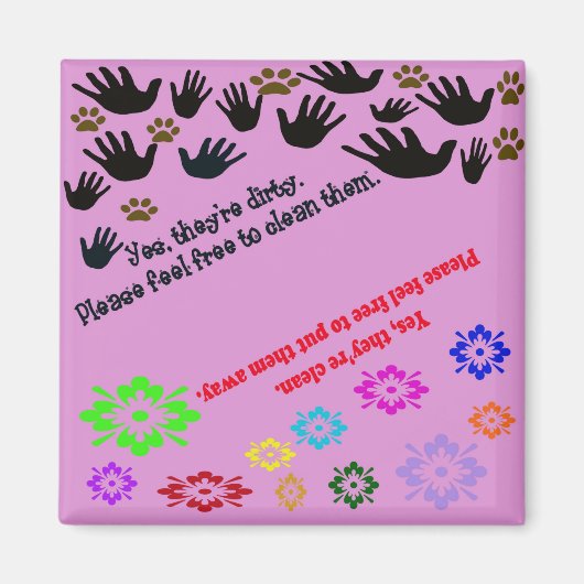 Schone/vuile magneet (Voorkant)