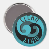 Schone vuile magneet 3 (Voorkant / Achterkant)