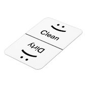 Schone vuile magneet (glimlach/frons) (Linkerzijde)