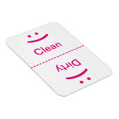 Schone vuile magneet - roze - (glimlach/frons) (Rechterzijde)