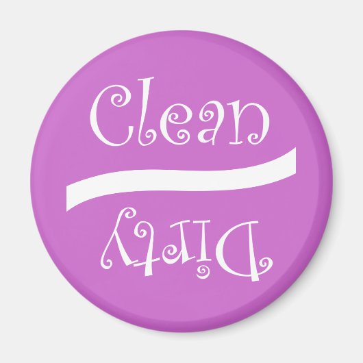 Schone vuile magneet voor vaatwasser (Voorkant)