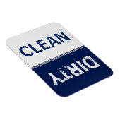 Schone Vuile Navy Blue Vaatwasser Magneet (Rechterzijde)