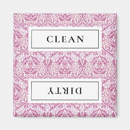 SCHONE VUILE Roze Bloemen Afwasmachine Magneet