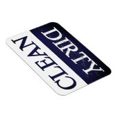 Schone vuile vaatwasmachine magneet (Rechterzijde)