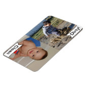 Schone vuile vaatwasser gepersonaliseerde foto mag magneet (Linkerzijde)