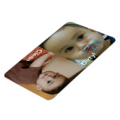 Schone vuile vaatwasser gepersonaliseerde foto mag magneet (Linkerzijde)