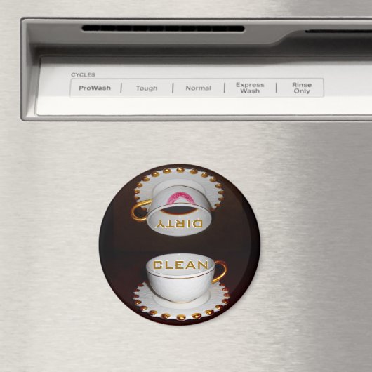 Schone Vuile Vaatwasser Keuken Magneet (Insitu (Vaatwasser))