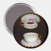 Schone Vuile Vaatwasser Keuken Magneet (Voorkant / Achterkant)